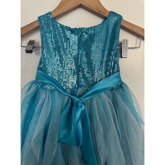 Disney Toddler Girl Multiple Layered & Sequence Girl Dress Size 4 - Picture 9 of 9